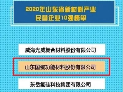 ɽ�|���ɹ��ܲ��Ϲɷ����޹�˾���x��2020��ɽ�|ʡ�²��Ϯa(ch��n)�I(y��)��I��I(y��)10����