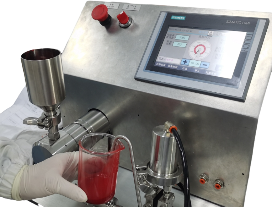 一體式電缸驅動微射流均質機