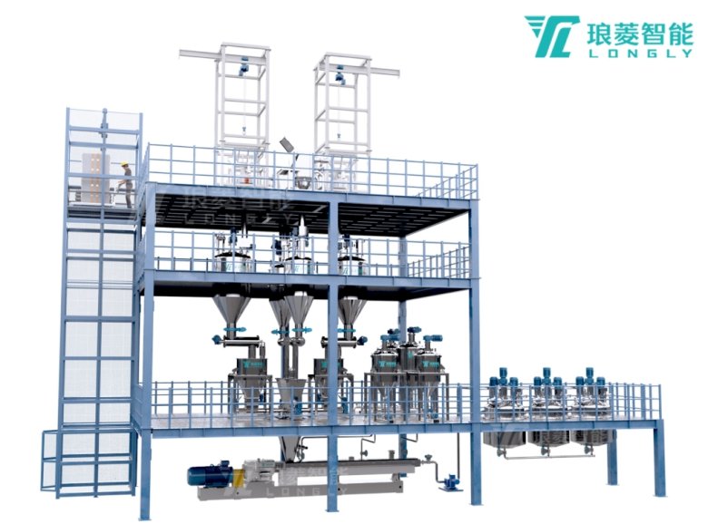 雙螺桿連續勻漿系統 雙螺桿連續勻漿系統